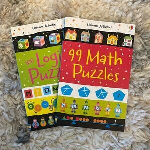 Born Kids Puzzle Book Set - Red and Green